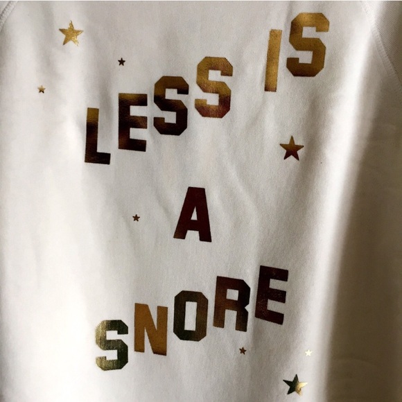 New Wildfox Less Is A Snore Butter Sweater - Picture 8 of 8